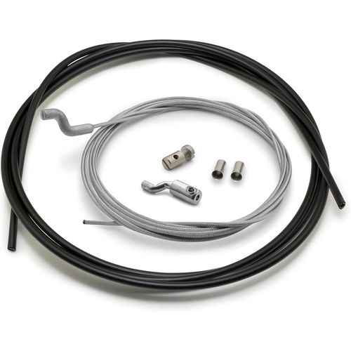 SUBZONAL-Câble de Gaz Souple Ø1.5mm avec Embout Z Gaine et Serre-câble en Z Accélérateur Carburateur Poignée Kit de Réparation pour Tondeuse Débroussailleuse Motoculteur Jardin