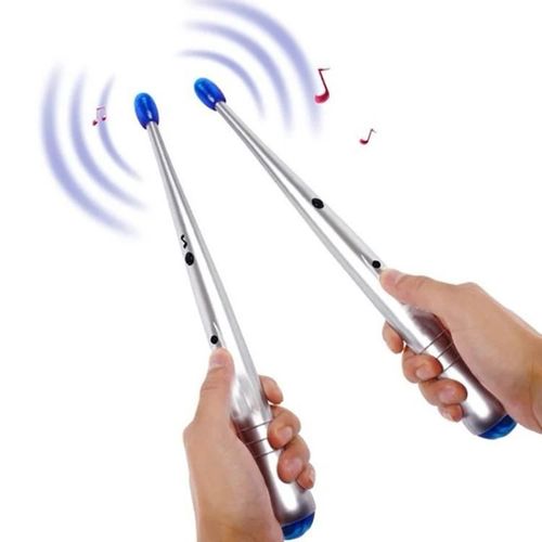 Baguettes De Batterie De Musique Électronique-Éclairage Led,Rechargeable