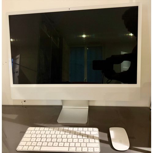 Apple iMac 24" 2021 M1 8-Core GPU - 3.2 GHz - Ram 16 Go - SSD 1 To blanc