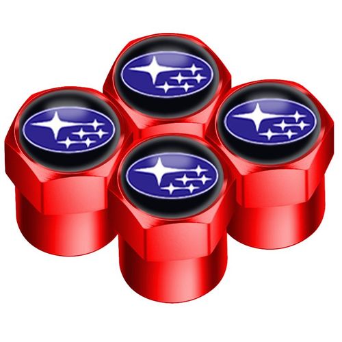 Porte-Clés De Voiture En Daim Et Capuchons De Assujetd'opathie,Accessoires Automobiles Pour Subaru Impreza,Compleine Wrx,Sti,Brz,Forester,Ascent,Droorg,Xv,Wrc - Type Red
