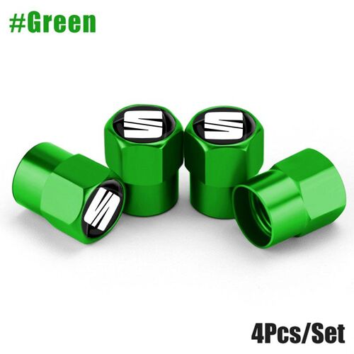 Vert - Capuchons De Tige De Assujetde Voiture En Métal, Cache-Poussière De Style Automatique, Rol'offre Valentine 5f Ibiza 5 6 Mii Altea 1870 3 Cordoba Alhambra, Ensemble De 4 Pièces