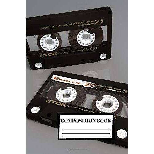 Composition Book: Music | Listen | Sing | 3d | Composition Notebook | 100 Wide Ruled Pages | Journal | Diary | Note | High Quality