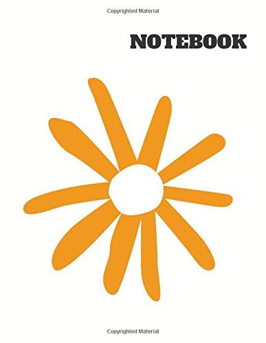Notebook: Blank Notebook - Large (8.5" X 11") - 150 Unlined Pages - Hand Drawn Sunshine Cover