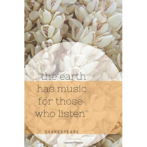 Shakespeare Quote Blank Pages Notebook: Simple Notebook For Book Lovers, 6" X 9" (15,24 X 22,86 Cm), 104 Pages (Lovegoods)