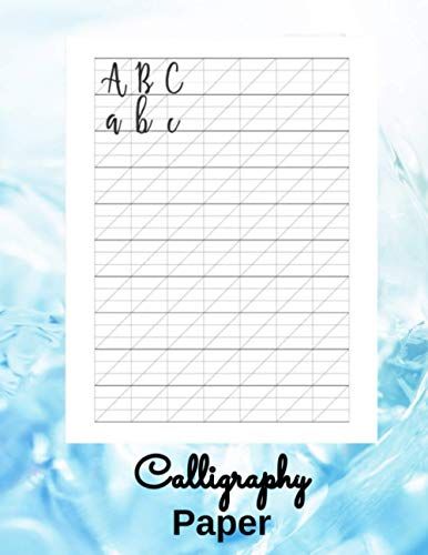 Calligraphy Paper: Hand Lettering Calligraphy Book - 120 Sheet Pad