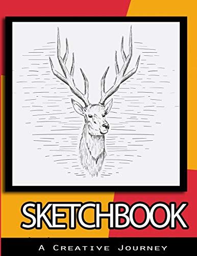 Sketchbook: A Creative Journey (8.5x11, 109 Drawing, Doodling Or Sketching Paper)