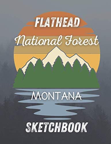 Flathead National Forest Montana Sketchbook: 8.5x11 150 Pages Blank Sketchbook