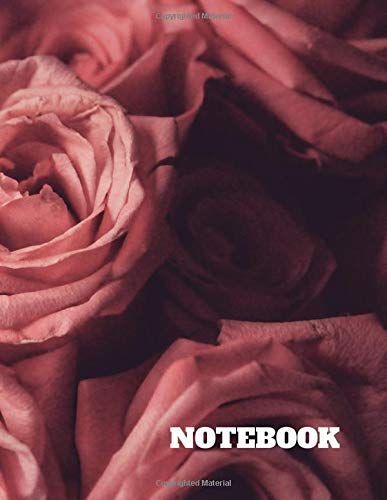 Notebook: Blank Notebook - Large (8.5" X 11") - 150 Unlined Pages - Roses Cover