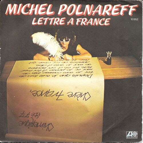Michel Polnareff : Lettre À France / Mademoiselle De [Vinyle 45 Tours 7"] 1977