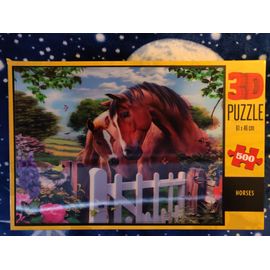 Howard Robinson puzzle 3D horses chevaux