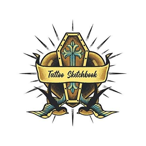 Tattoo Sketchbook: Large Art Sketchbook For Tattoo Designs And Drawing, (8.5x11) 120 Pages