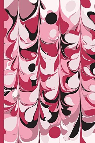 Notes: A Blank Guitar Tab Music Notebook With Raspberry Pink Marbled Cover Art