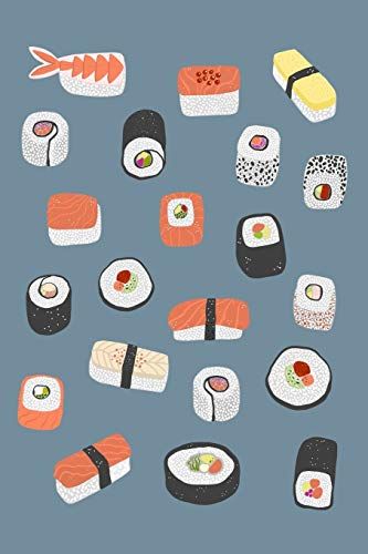 Notes: A Blank Ukulele Tab Music Notebook With Japanese Sushi Maki And Nigiri Pattern Cover Art