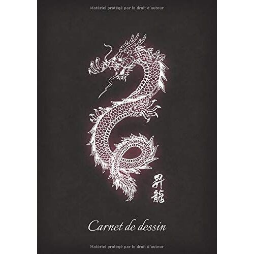 Carnet De Dessin: Carnet De Dessin Tatouage Dragon 100 Pages A4 À Dessiner Pour Artiste