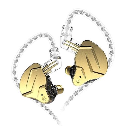 écouteurs en métal 1BA+1DD technologie hybride HIFI dans l'oreille moniteur écouteurs basse écouteurs Sport suppression casque green