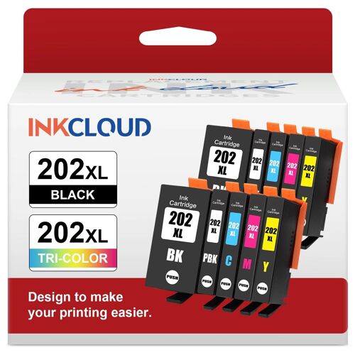 202XL cartouche d'encre Compatible pour Epson 202 XL XP6105 XP6100 XP6000 XP6005 4BK 2C 2M 2Y