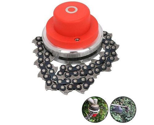 Tête de brosse de coupe-herbe durable pour tondeuse à chaîne - Acier de haute qualité, facile à installer, 530 g