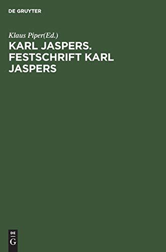 Karl Jaspers. Festschrift Karl Jaspers