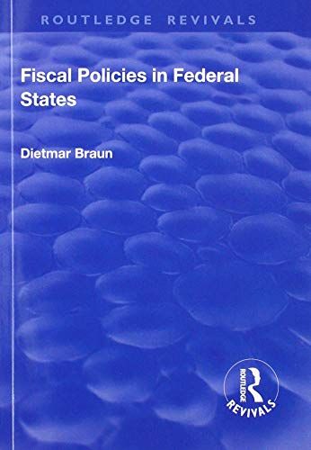 Fiscal Policies In Federal States