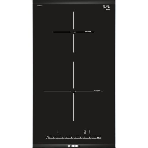 SUBZONAL-PIB375FB1E, Plaque de cuisson induction, Série 6, 2 foyers, 30 cm, Noir