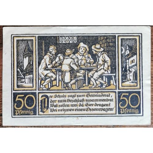 Billet Allemagne 50 Pfennig 07/1921 Ditfurt Grm 275,2 3/6