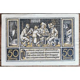Billet Allemagne 50 Pfennig 07/1921 Ditfurt Grm 275,2 3/6