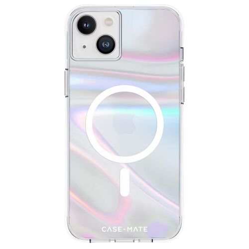 Coque MagSafe pour iPhone 14 Plus Soap Bubble Antichoc Antibactérien CASE MATE Transparent