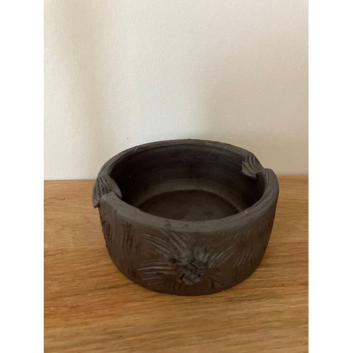 Vintage-Cendrier En Poterie Artisanale-Turgis