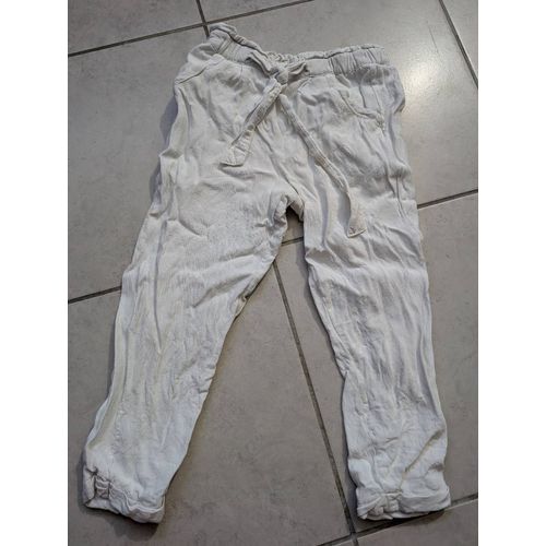 Pantalon Blanc Doublé 6 Ans