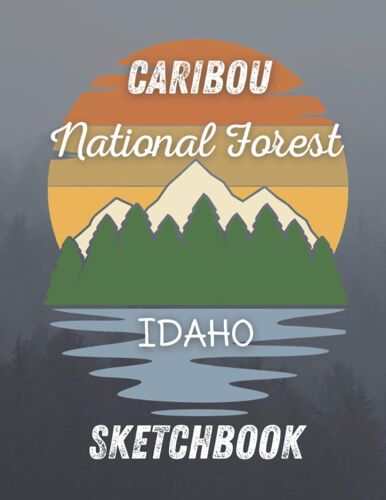 Caribou National Forest Idaho Sketchbook: 8.5x11 150 Pages Blank Sketchbook