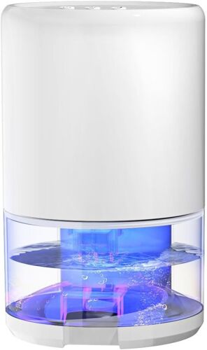 KALANKA-Deshumidificateur d air, Electrique Déshumidificateurs Silencieux, déshumidificateur de pièce à économie d'énergie à arrêt automatique, déshumidificateur de sous-sol (blanc)