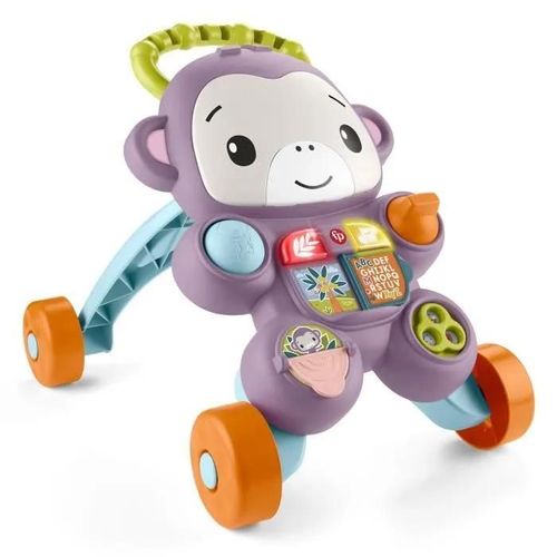 Fisher-Price - Mon Trotteur Singe Violet - Musique, Lumières Et Activités - Fisher-Price - Jgw90