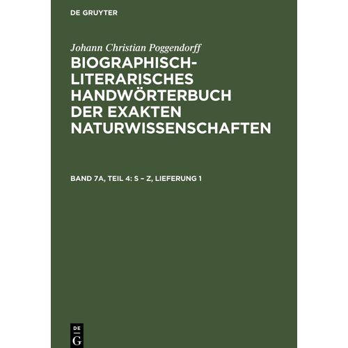 S - Z, Lieferung 1