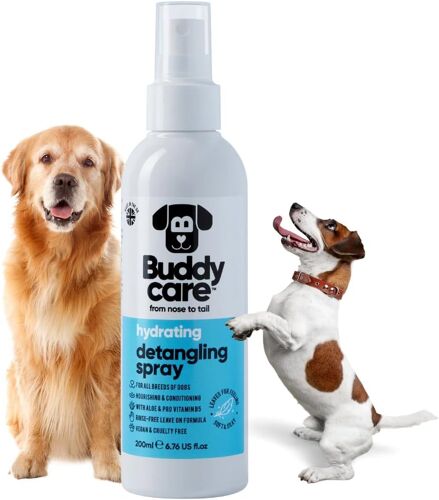 Detangling Spray For Dogs|Easy To Use Detangling Spray For Dogs|Leave-In Formula No Rinse 200 Ml (Pack Of 1) 