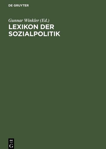 Lexikon Der Sozialpolitik