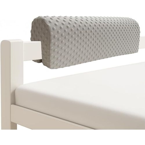 Protection De Bordure De Lit Pour Tout-Petits-Coussin De Garde-Corps Pour Lit Enfant-Anti-Collision|Hauteur Augmentée|Prévention Des Chutes-Sécurité Renforcée (Gris,90cm)