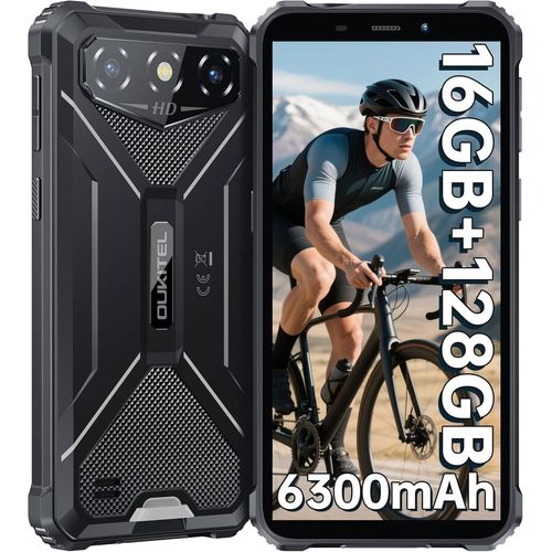 SUBZONAL-G3 Smartphone Incassable - 16GB128GB(1TB) Batterie 6300mAh Téléphone Incassable Écran 6 HD IPS Corning Glass 5 Smartphone Android 14,13MP5MP IP68/69K Dual 4G SIM/Jack 3,5mm/OTG/GPS/Face I
