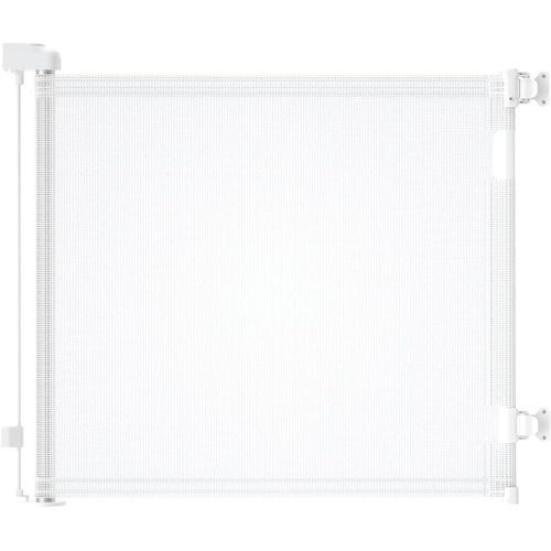 Barriere De Securite Enfant Bebe Extensible Retractable 0-180cm-Barrière Escalier Enfant Et Chien Pour Intérieur/Extérieur,Couloirs¿Blanc¿