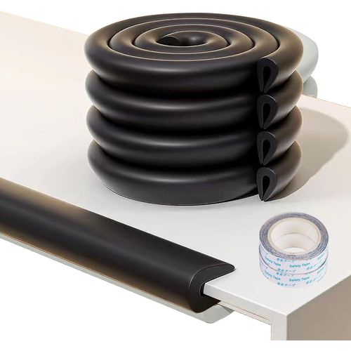 4m U Forme De Protection Des Bords Pour Table Basse En Verre Sécurité Bébé Protecteur De Pare-Chocs De Sécurité En Mousse Protecteur De Coin Pour Enfants Convient Aux Meubles Bureaux Plan De Travail