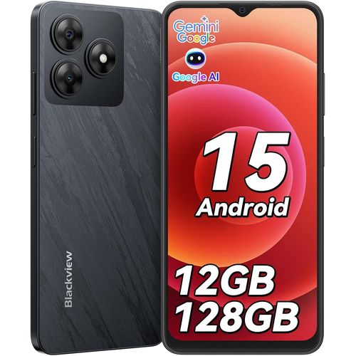 SUBZONAL-Smartphone 2025, 12Go128Go/2To, Téléphone Portable Android 15,HD de 6,56 Pouces, 5000 mAh, Smartphone Pas Cher 4G, 13Mp8Mp, Octa Core/GPS/Fingerprint/OTG,/Prise Jack 3,5 mm