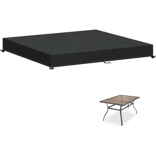 Cfus-Housse Table De Jardin Impermeable150x100x15cm Housse Plateau De Table Rectangulaire Housses Pour Tables De Jardin Bâche De Protection Exterieur Étanche Table Bache Salon De Jardin Coupe-Vent