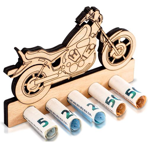 TIANYI-- Moto, Chopper, Rocker - Cadeau d'argent en bois