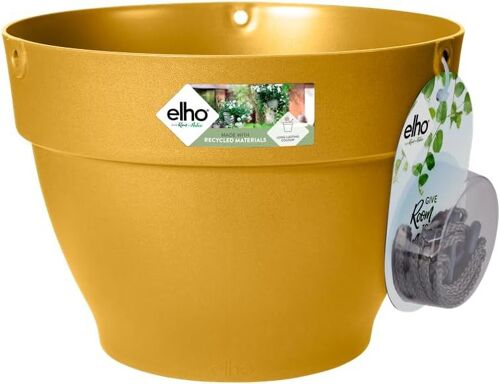 Kalanka-Vibia Campana Suspension 26 - Pot De Fleurs Pour Extérieur - Ø 26.0 X H 18.4 Cm - Jaune/Jaune Miel