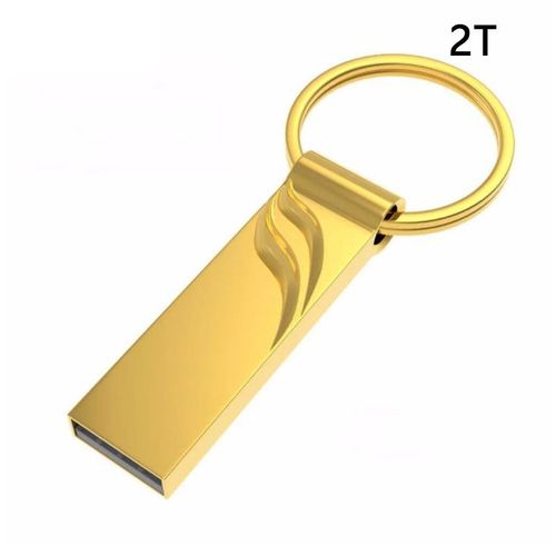 Clé USB haute vitesse en métal 3.0, clé USB, mémoire 2 To, clé USB, salle de bain T