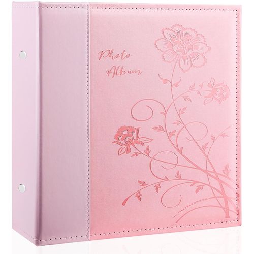 Tianyi-Album Photo 10 X 15 Cm, Pour 600 Photos À Enfiler, Extra Grande Capacité, Couverture En Cuir, Peut Contenir 600 Photos Horizontales Et Verticales, 10 X 15 Cm, Paysage Pour Mariage, Famille,