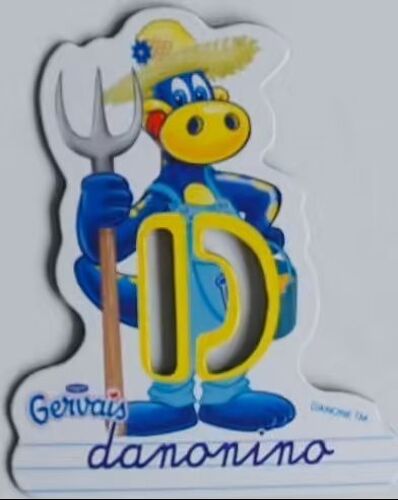 Magnet Pochoir Gervais Le D De Danonino Danone 