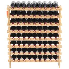 J JACKCUBE DESIGN Casier à Bouteilles En Bois Rustique Pour 6