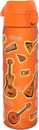 KALANKA-Gourde, 500ml, Anti-Fuite, Facile à Ouvrir, Verrouillage Sécurisé, Lavable en Lave-vaisselle, Sans BPA, Poignée de Transport, S'adapte aux Porte-gobelets, Facile à Nettoyer, Motif Musique