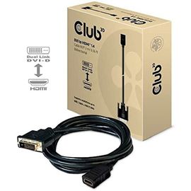 Club 3D Câble adaptateur DVI vers HDMI 1.4 2m 4K30H