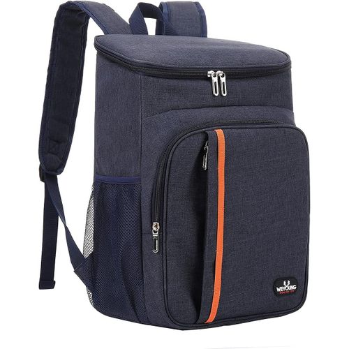 KALANKA-Sac à Dos Isotherme à Glacière 22L,Sac de Pique-Nique Sac Isotherme Portable Cooler Backpack Bag, pour Hommes Femmes pour Déjeuner Plage Camping BBQ Travail Ecole Pique-Nique